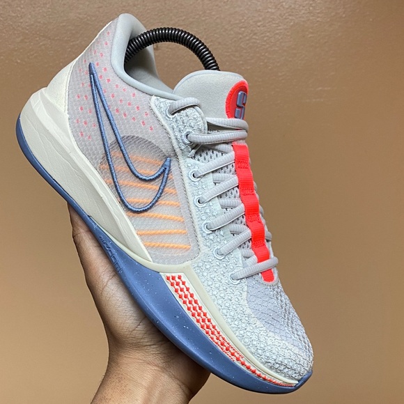 Nike Sabrina 1 'Grounded' Light Bone Laser Orange Ashen Slate” Size 8 FQ3381 002 - Picture 8 of 16